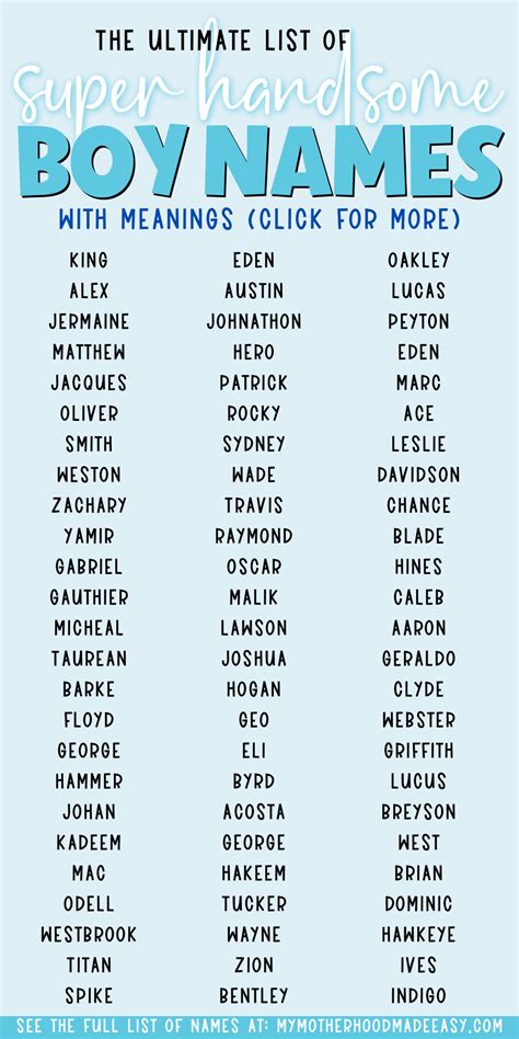 237 Baby Boy Names Youll Totally Want To Steal With Meanings My