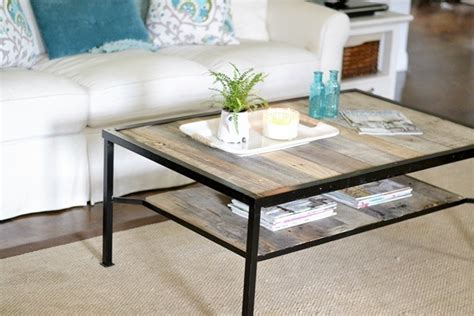 Coffee Table Makeover Industrial Beneath My Heart