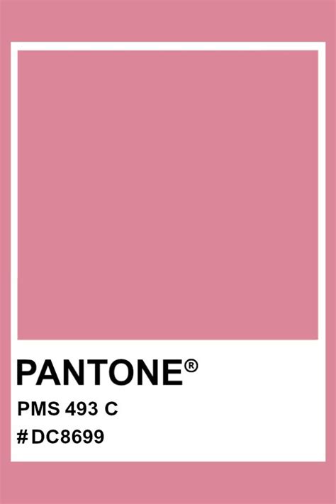 Pantone 493 C Pantone Color Pms Hex Paleta De Color Pantone