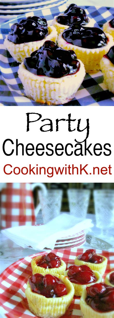 Party Cheesecakes Yummy Desserts Easy Dessert Recipes Easy Cookout