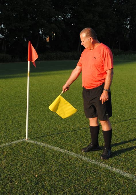 Soccer Referee And Assistant Referee Signals Coaching American Soccer