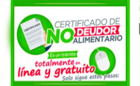 Edomex ¿cómo Obtener El Certificado De No Deudor Alimentario En Línea
