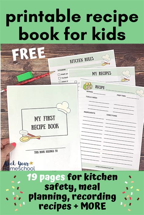 Printable Recipe Book For Kids For Creative Learning Fun Free