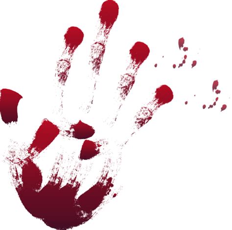 Hand Blood Illustration Transparent Png Svg Vector File Images