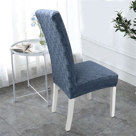 146x Stretch High Back Dining Chair Cover Spandex Removable Slipcover