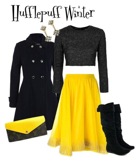 Hufflepuff Winter Hufflepuff Outfit Hogwarts Outfits Fashion