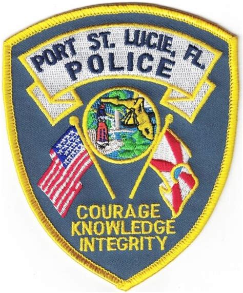 Port St Lucie Police Patch Florida Fl Ebay