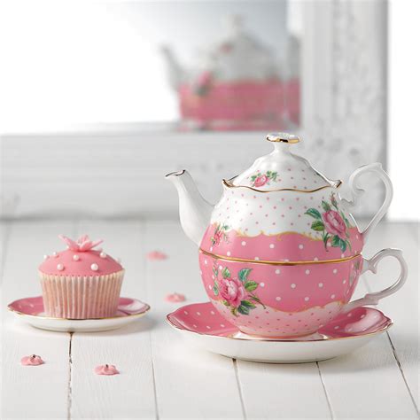 Cheeky Pink Tea For One Royal Albert Australia