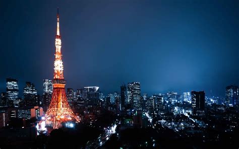 1680x1050 Tokyo Tower At Night 1680x1050 Resolution Wallpaper Hd City