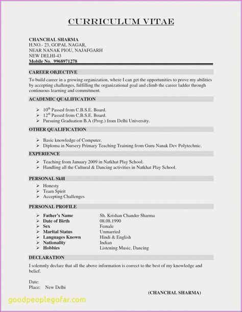 It makes sure your resume layout stays intact across all devices. Resume Format For Mca Freshers Pdf Download - Resume ...