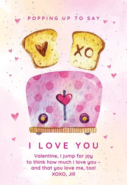 Love Surprises Valentines Day Card Greetings Island