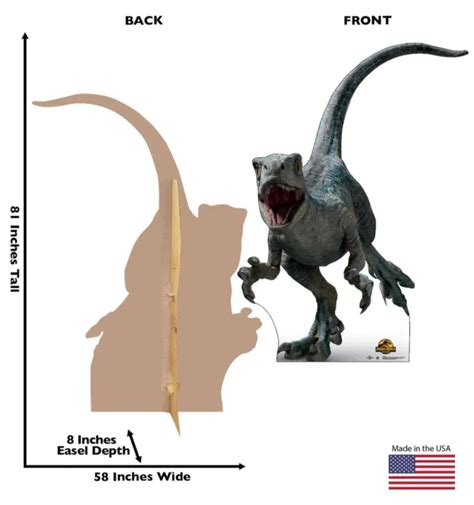 Jurassic World Park Velociraptor Beta Lifesize Cardboard Standup Standee Cutout 4495 Picclick
