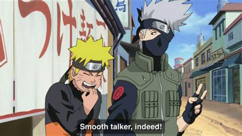 Of Course Kakashis Always The Smooth Talker He Looks So Cute When