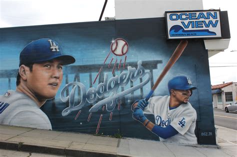Dodgers New Star Shohei Ohtani Subject Of Hermosa Beach Mural Daily