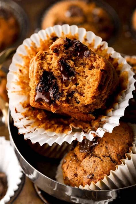 Chocolate Chip Pumpkin Muffins Recipe Baran Bakery