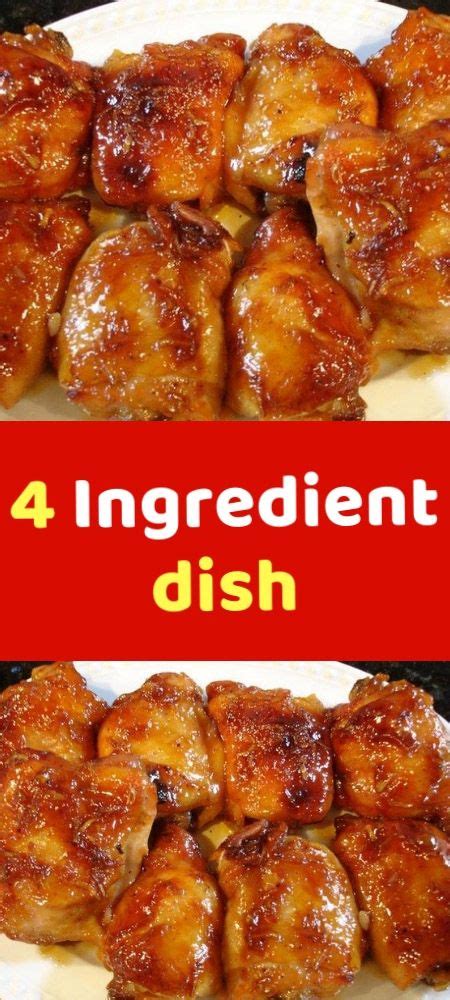Used on chicken thighs and drumsticks. 4 Ingredient dish Get ready to taste the best chicken ...