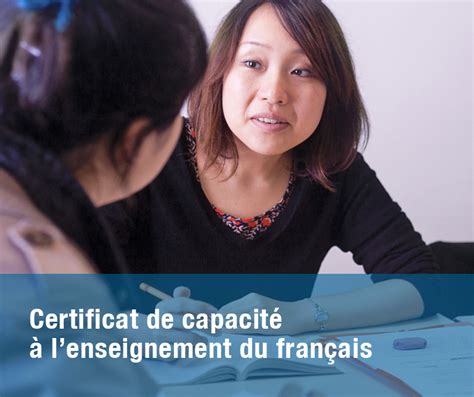 Certificat De Capacité à Lenseignement Du Français Cavilam