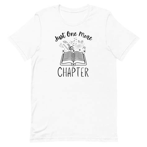 Just One More Chapterreading Booklibrarian Bookwormteacher Etsy