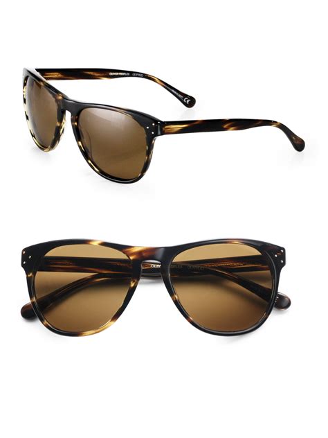 Lyst Oliver Peoples Daddy B Wayfarer Sunglasses In Brown For Men