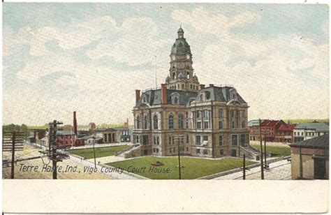 Vigo County Court House In Terre Haute In Postcard Ebay