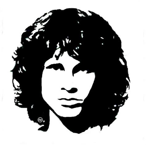 Jim Morrison Digital Art By David Pryke