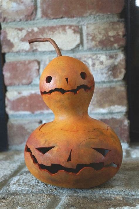 Pumpkin Jack O Lantern Gourd Halloween Spooky Harvest Etsy Pumpkin