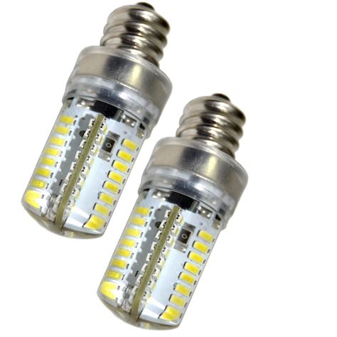 Hqrp 2 Pack 716 110v Led Light Bulbs Cool White For Brother Lx 3125e