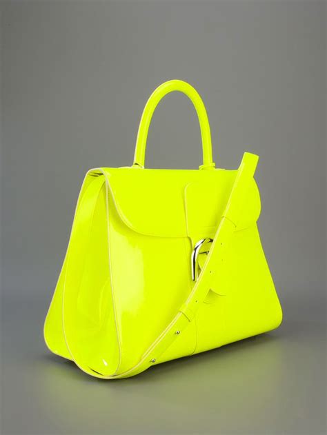 Fluorescent Yellow Neon Luxury Ladies Bag Bags Yellow Handbag Handbag