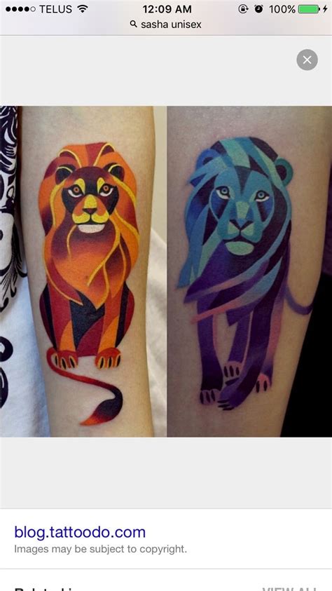 Sasha Unisex Leo Tattoos Matching Tattoos Tattoos
