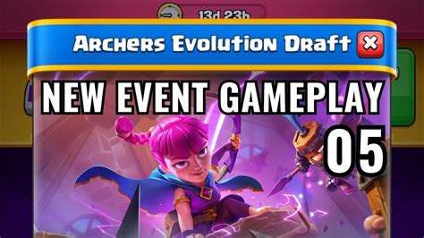Archers Evolution Draft Best Deck Clash Royale Brand New Event