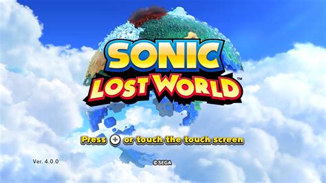 Sonic Lost World Wii U Playthrough Longplay Youtube