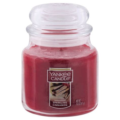 Yankee Candle Housewarmer Sparkling Cinnamon Medium Classic Jar Candle