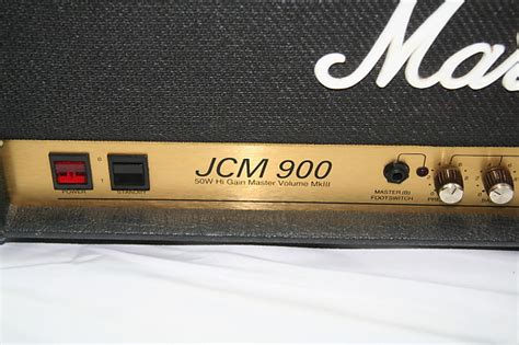 Marshall Jcm 900 2500 50w Hi Gain Master Volume Mkiii 1990 Reverb