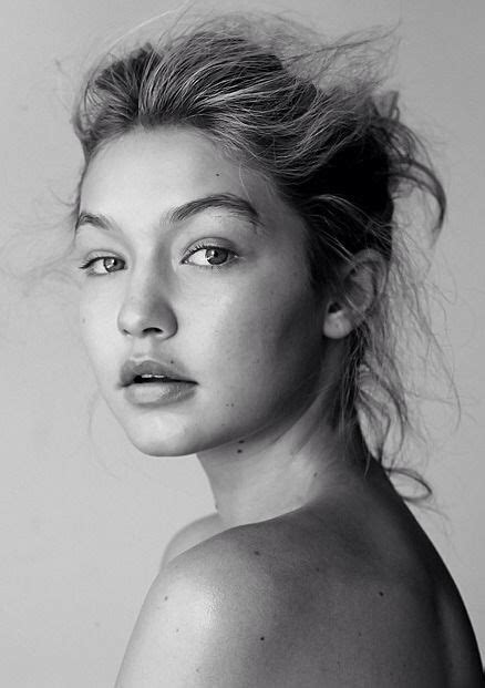 Gigi Hadid The Supermodel Portrait Face Natural Beauty Tips