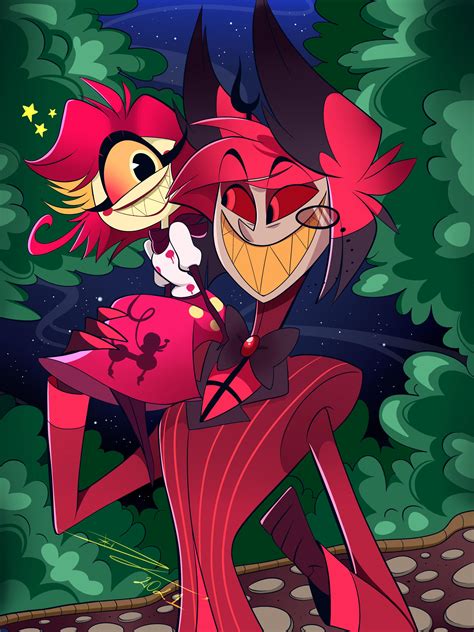 Alastor And Nifty Out For A Walk Lucky Chan Dl Instagram R HazbinHotel