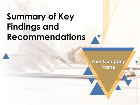 Summary Of Key Findings And Recommendations Powerpoint Presentation