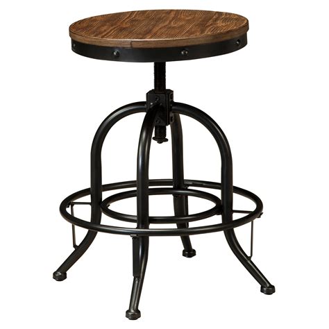 Bar stools & counter stools bar and counter stools are a great way to add functional seating and style to your space. Signature Design by Ashley Pinnadel Wood Backless Counter ...