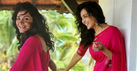 Manju Warriers Pink Saree Look Mesmerizes Fans Garners Praise Onmanorama
