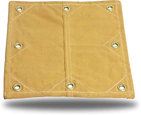 10x18 18oz Heavy Duty Canvas Tarp With Reinforced Grommets Every 12