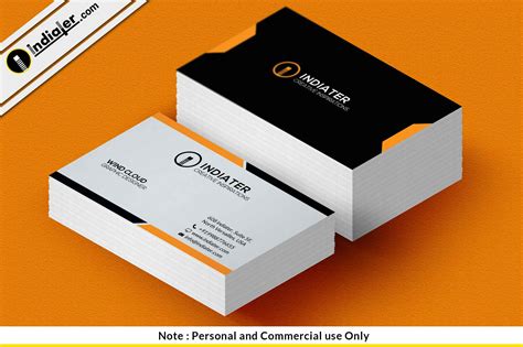 Free Business Card Sample Template Psd Indiater