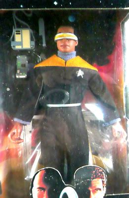 RARE PLAYMATE STAR TREK MOVIE ED LT COMMANDER GEORDI LAFORGE FIGURE 032173 1994 EBay