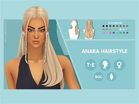 The Sims Resource Anara Hairstyle