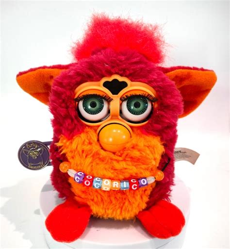 Works Rare Vintage Furby Rooster Furby Green Eyes Furby Red Etsy