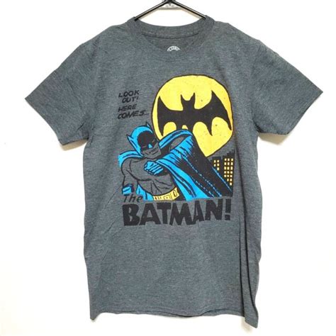 Dc Comics Mens Medium Gray Here Comes The Batman T Shirt Ebay