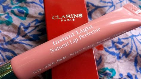 beautifinous clarins instant light natural lip perfector review swatches