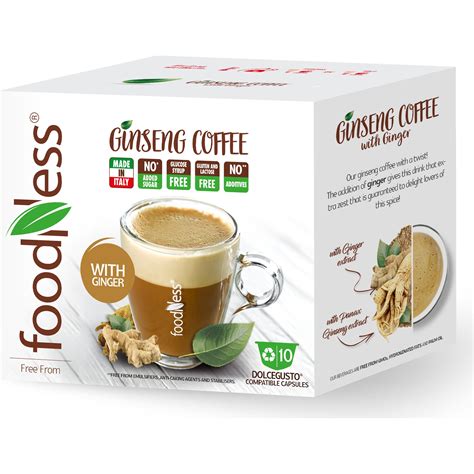 Capsule Foodness Mix Cu Aroma De Cafea Si Ghimbir Ginseng Compatibile