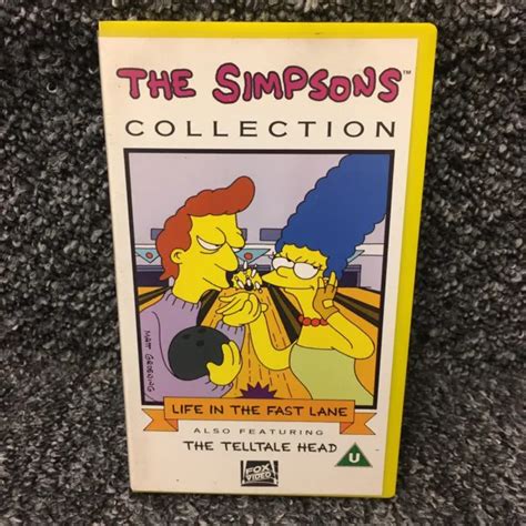 Vhs Video Tape The Simpsons Collection Pal Life In The Fast Lane Pal 1991 1287 Picclick