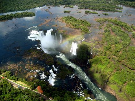 Iguazu Falls Iguazu Falls Out Of A Helicopter Brazil Christoph