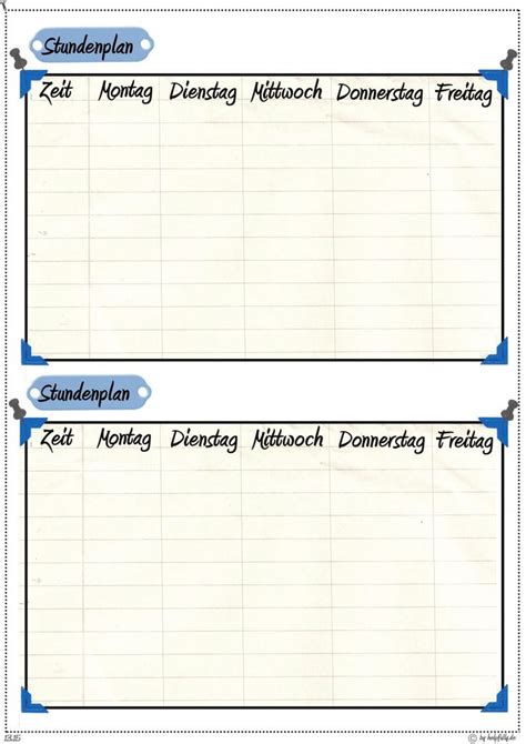 Blanko tabellen zum ausdruckenm : Kleiner Stundenplan "2-fach" (9-Blanko/blau) | Stundenplan vorlage, Stundenplan, Stundenplan ...