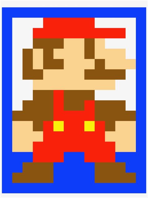 Mario Pixel Art Grid Minecraft